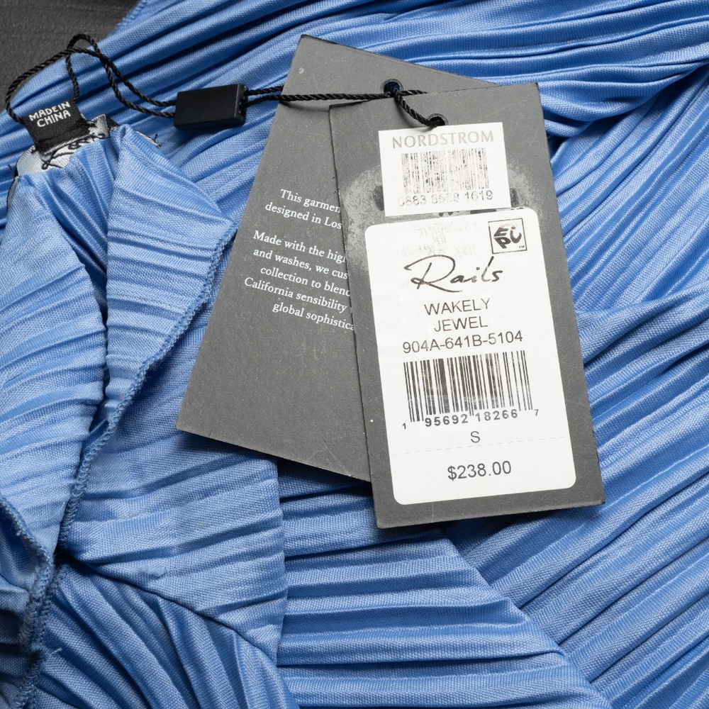 Rails - Wakely Striped Sleeveless Pleated Midi Dress - Picture 10 of 10